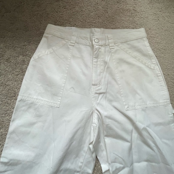 NWT billblass women’s size 10 white capris - Picture 3 of 5